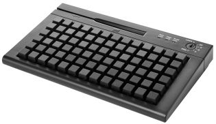 фото Программируемая POS-клавиатура Heng Yu S78A, USB, Считыватель MSR, Черный, фото 1